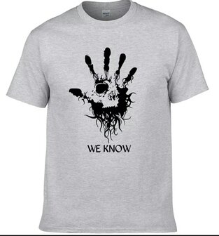 Skyrim Shirt &quot;we know&quot;